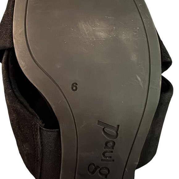 Paul Green Yasmin Black Suede Slide Heeled Sandal Women's, UK6/US 8.5 WORN ONCE - Picture 10 of 10